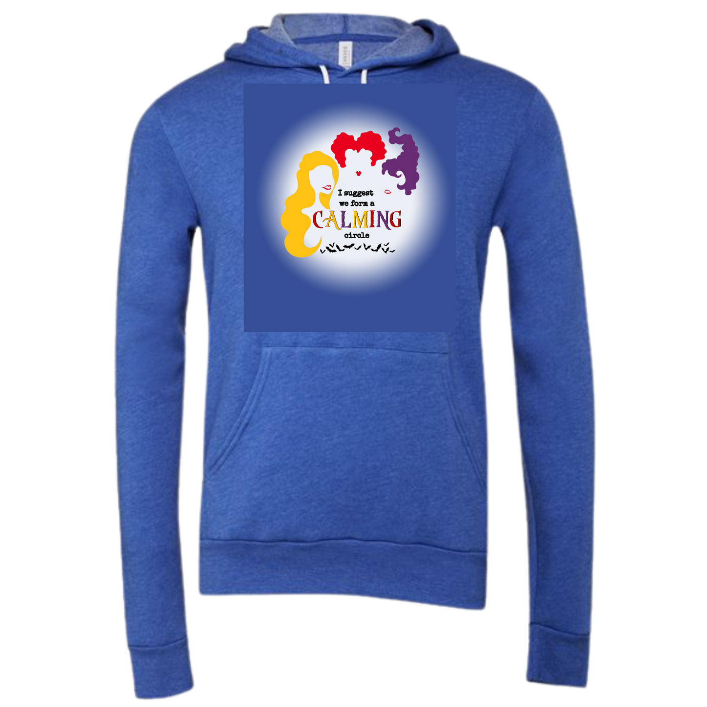 Calming Circle - Sponge Fleece Hoodie - Blues, Purples