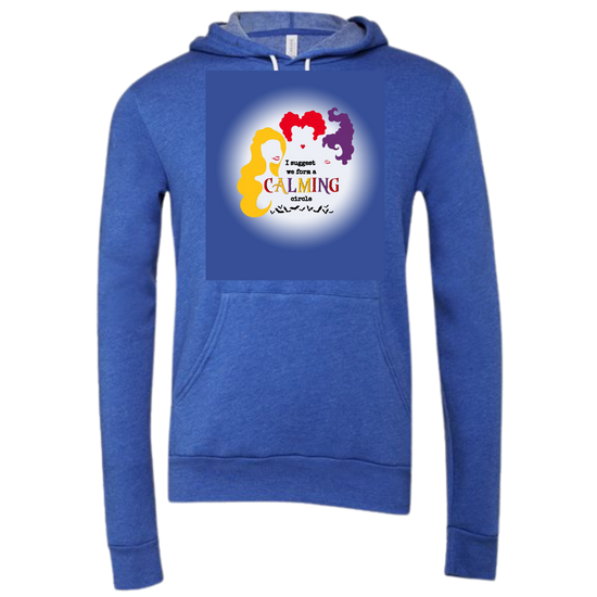 Calming Circle - Sponge Fleece Hoodie - Blues, Purples