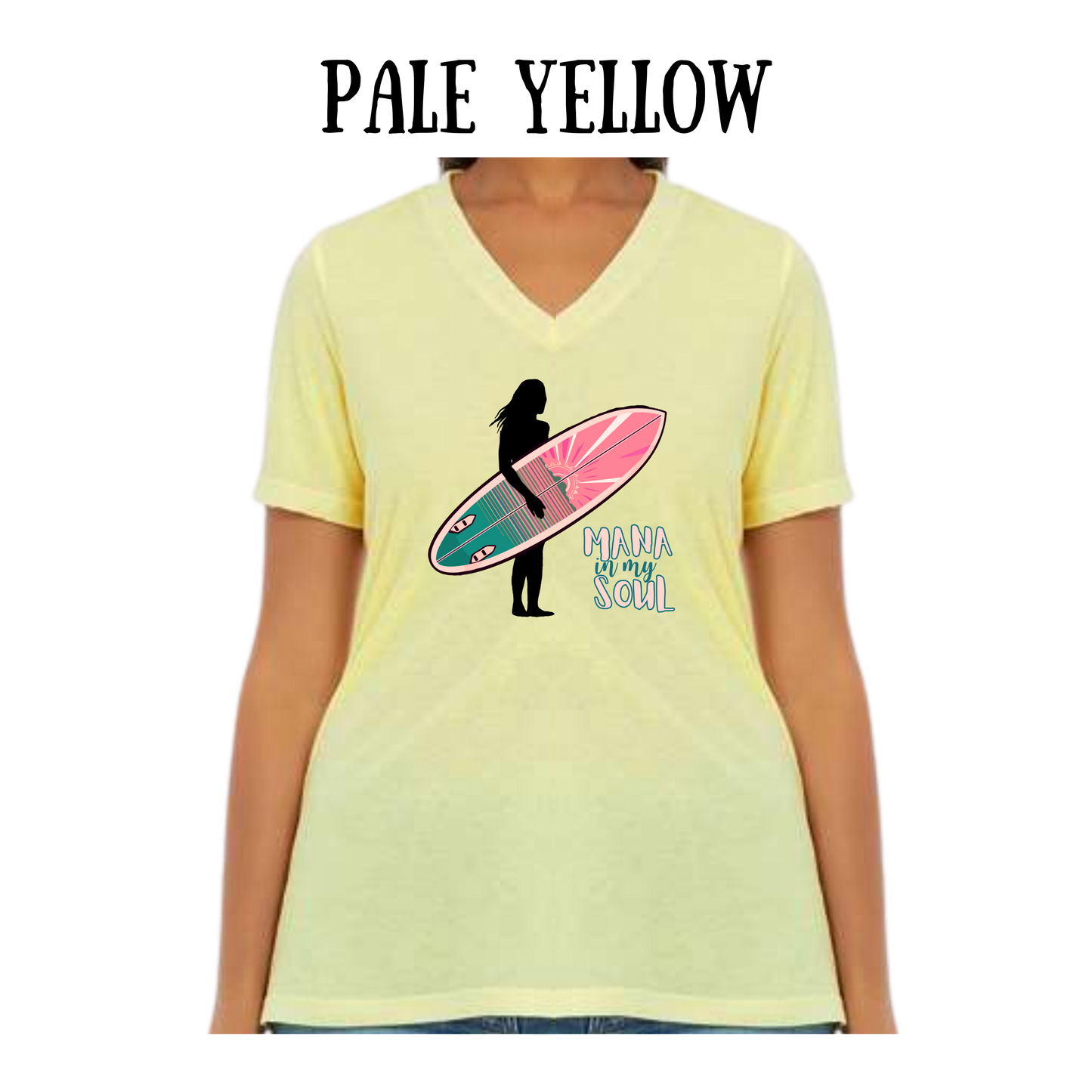 VP - Mana in My Soul - Women's V-Neck - Assorted Colors