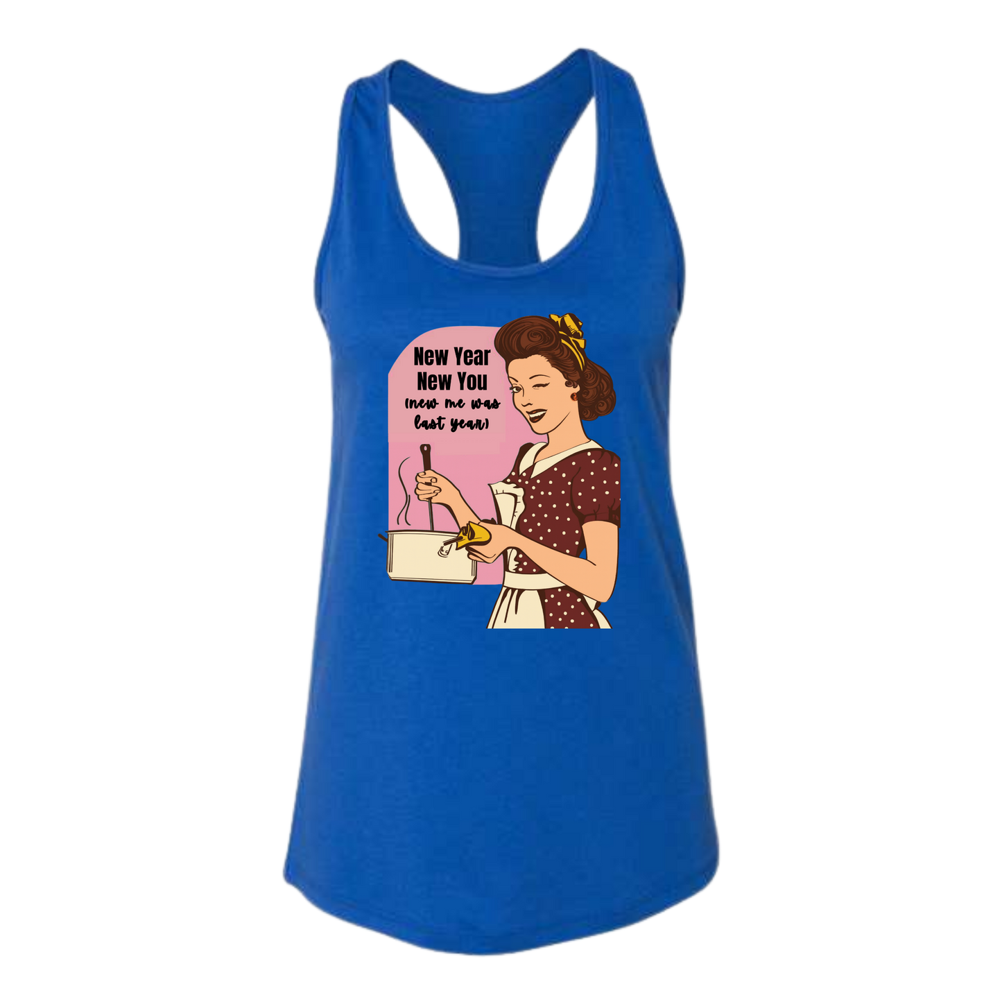 New Year New You - Bella+Canvas - Women's Jersey Racerback Tank