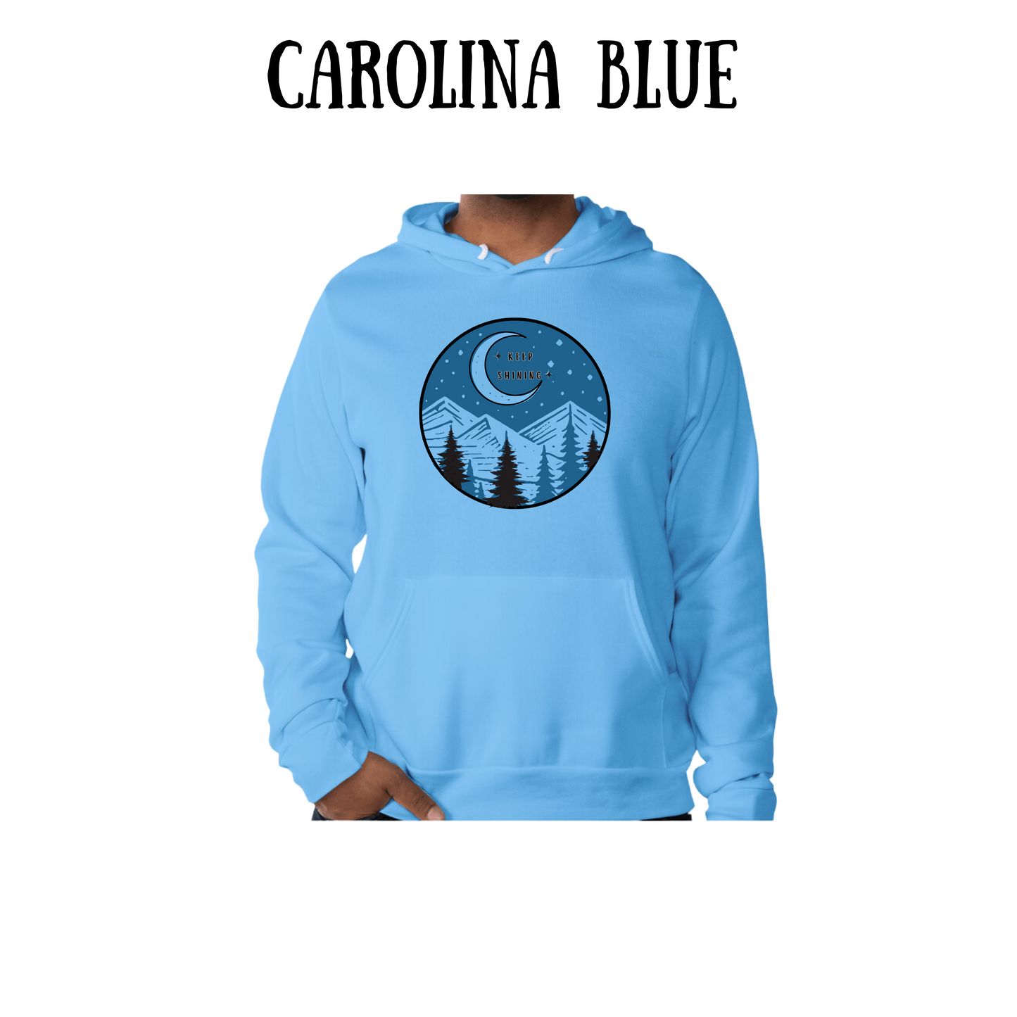 OP - Keep Shining - Sponge Fleece Hoodie - Blues, Purples