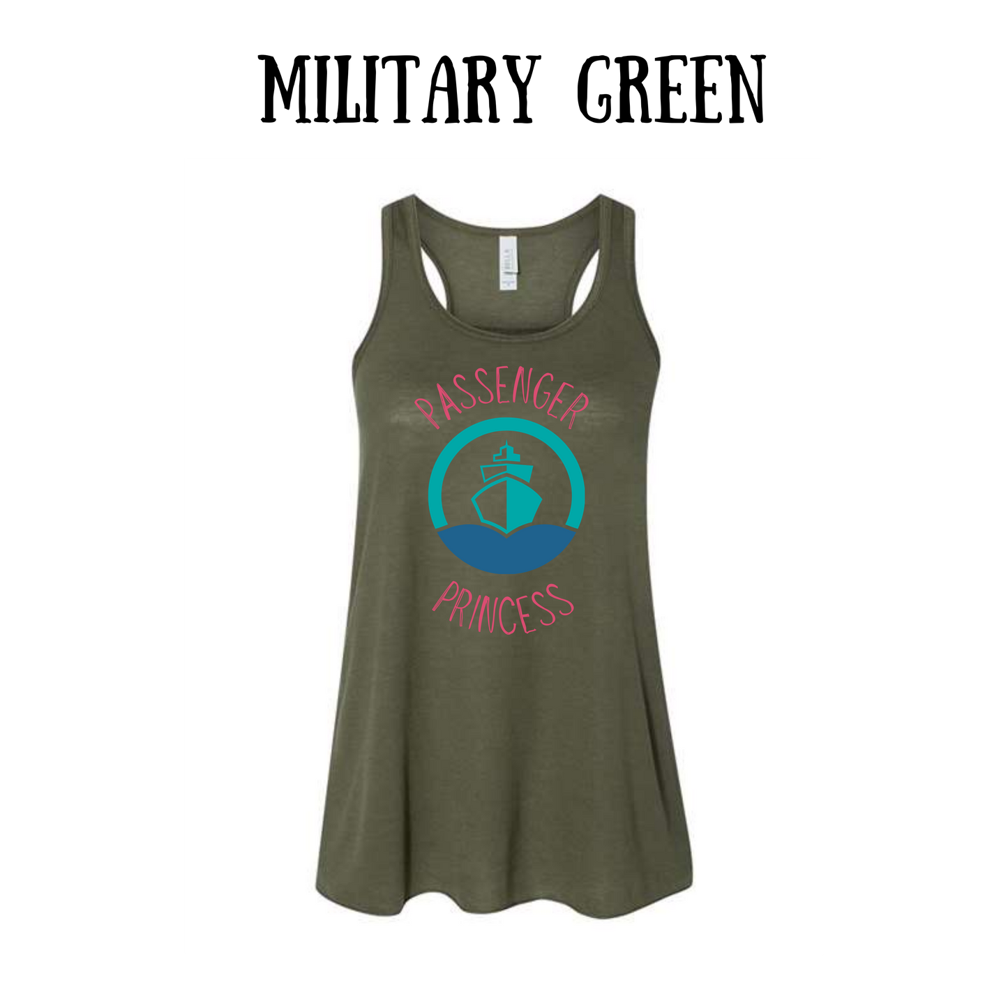 VP - Passenger Princess - Women's Flowy Racerback Tank