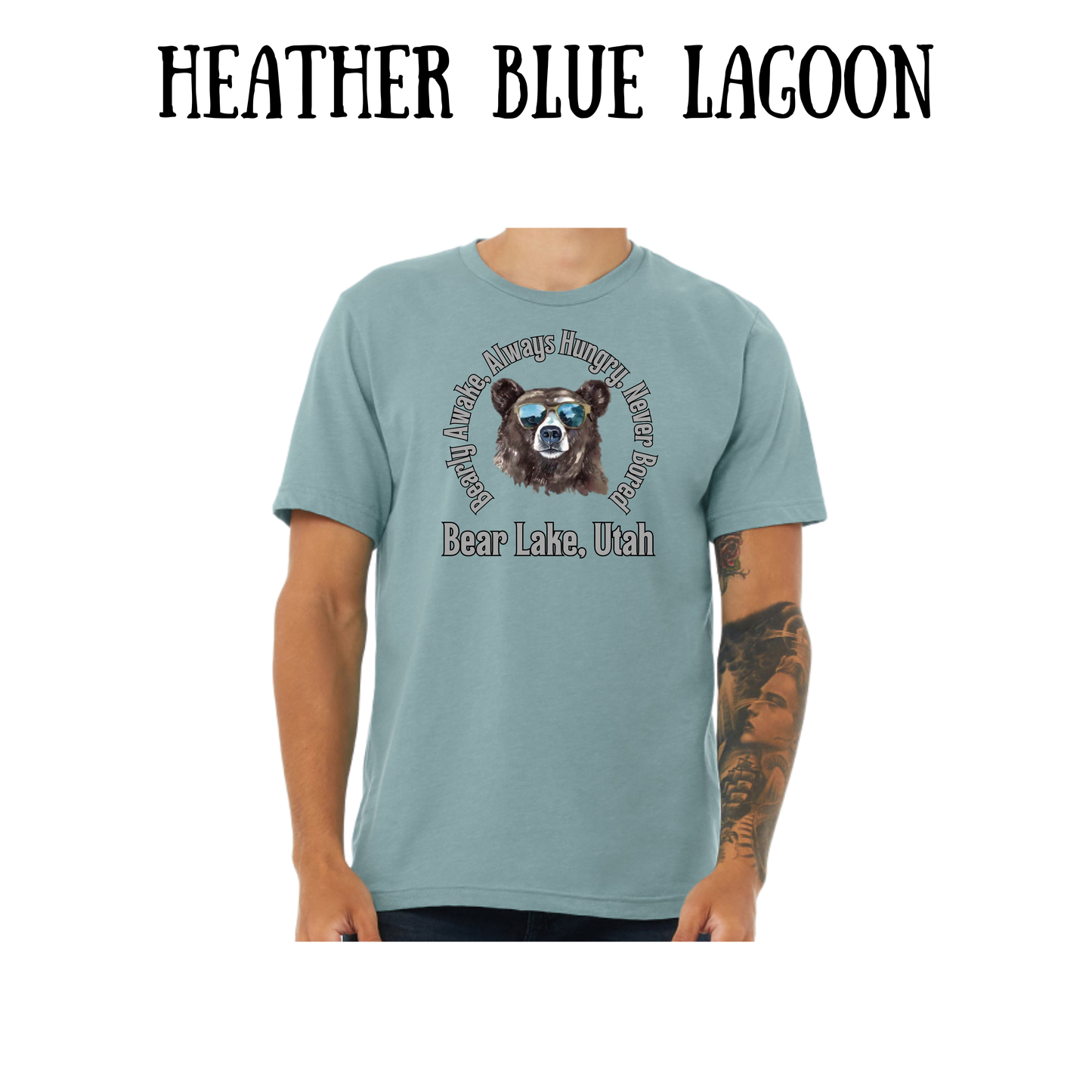 CP - Bear Lake Utah - Unisex Tee - Blues