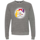 HP - Calming Circle - Sponge Fleece Raglan Sweatshirt - Greens, Neutrals
