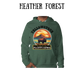 CP - Yellowstone: Fluffy Cows - Sponge Fleece Hoodie - Greens, Neutrals