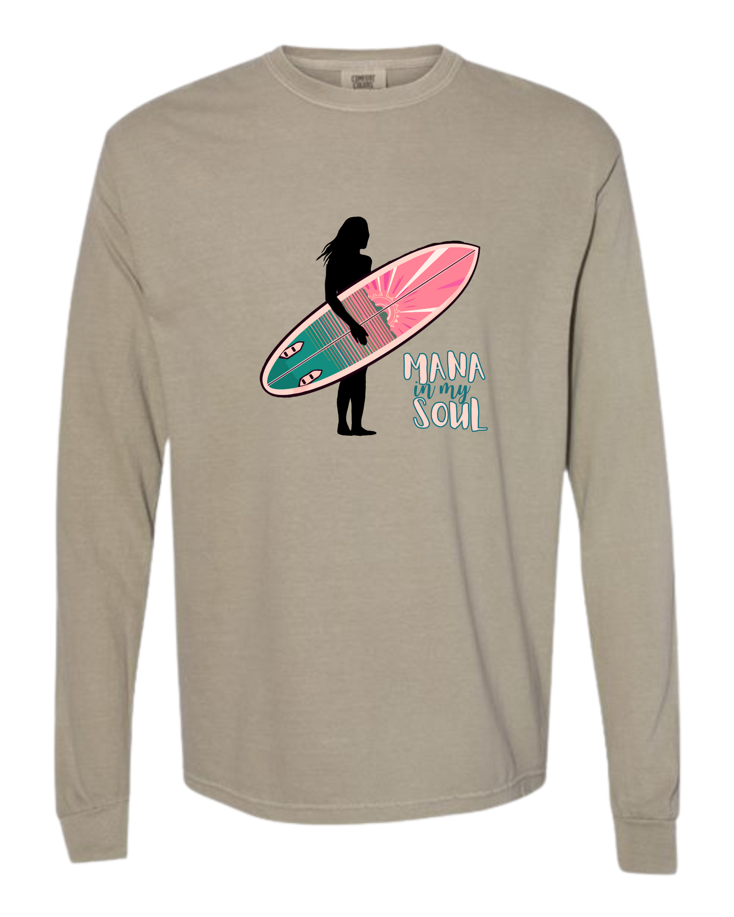 Mana in My Soul - Comfort Colors - Heavyweight Long Sleeve Tee - Neutral Colors