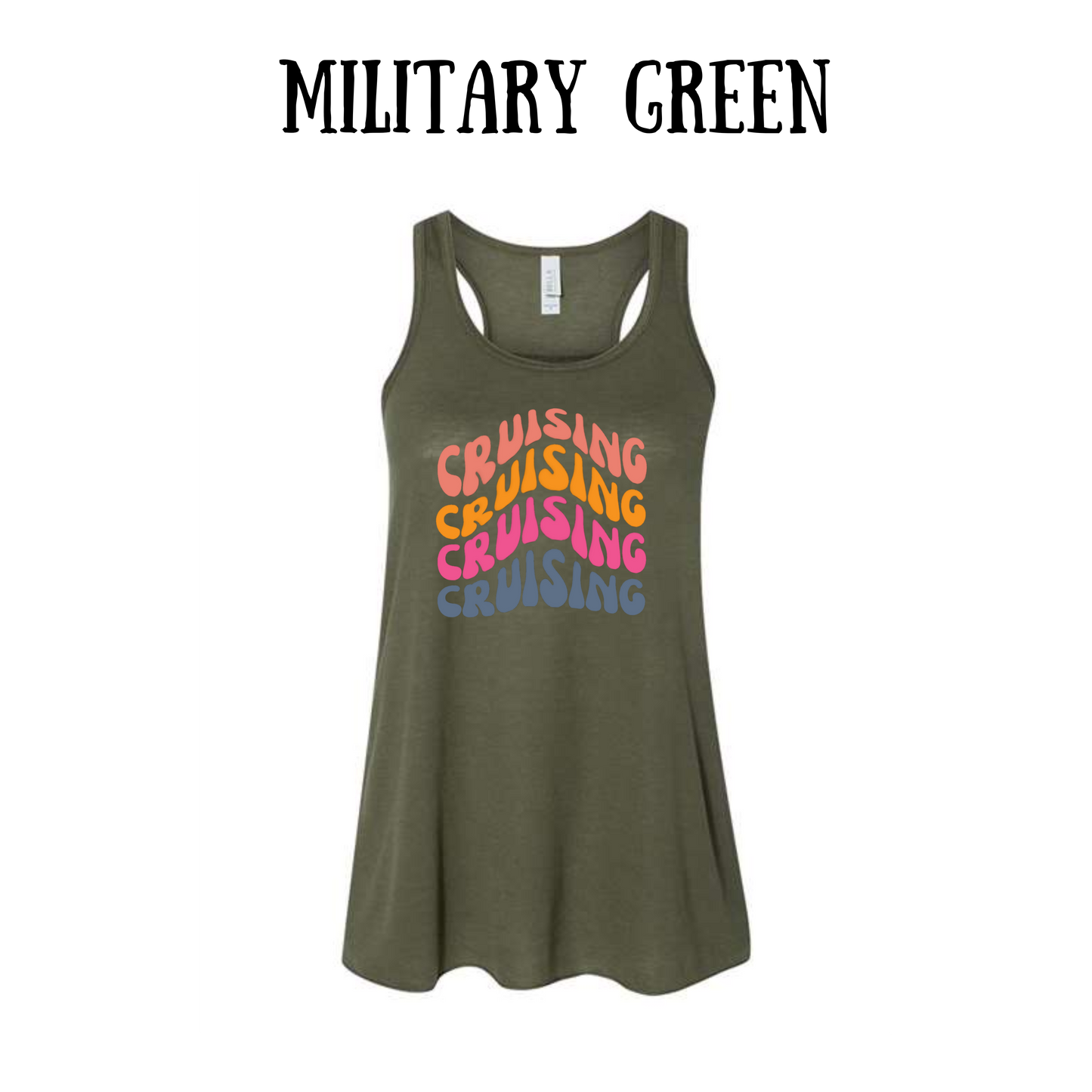 VP - Cruising, Cruising - Women's Flowy Racerback Tank