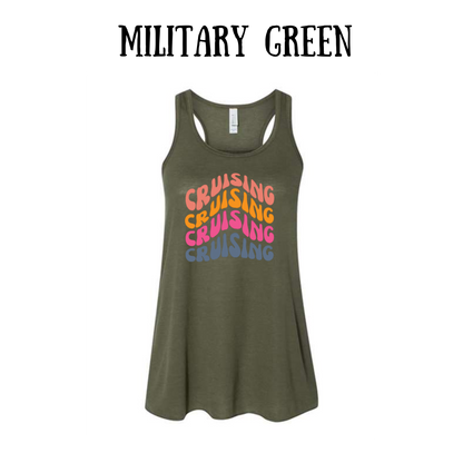 VP - Cruising, Cruising - Women's Flowy Racerback Tank