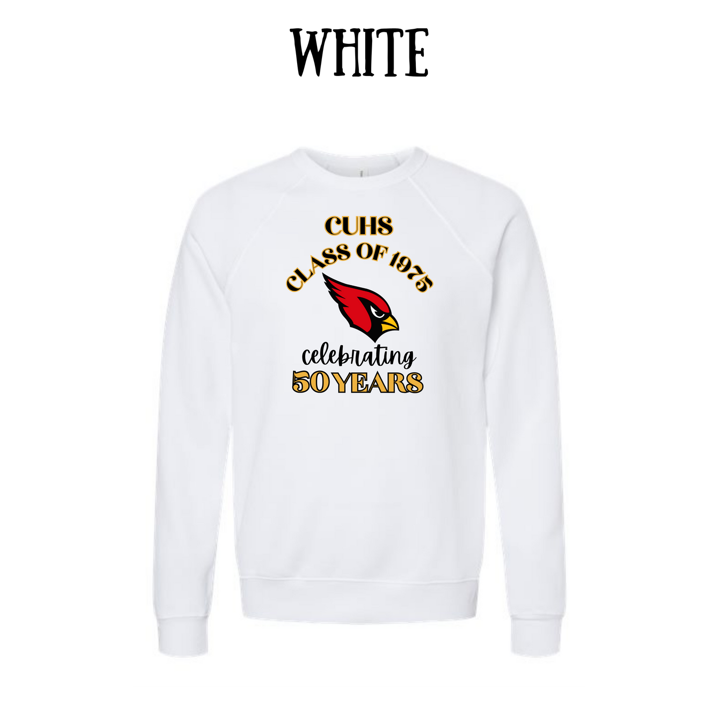CUHS celebrating  - Sponge Fleece Raglan Sweatshirt - Neutrals