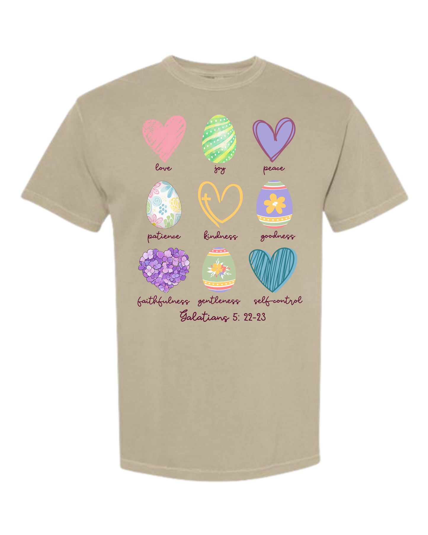 Galatians 5 - Easter - Comfort Colors - Heavyweight Unisex Tee - Neutral Colors