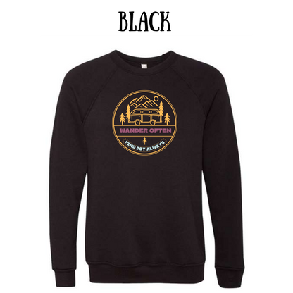 CP - Wander Often - Sponge Fleece Raglan Sweatshirt - Greens, Neutrals