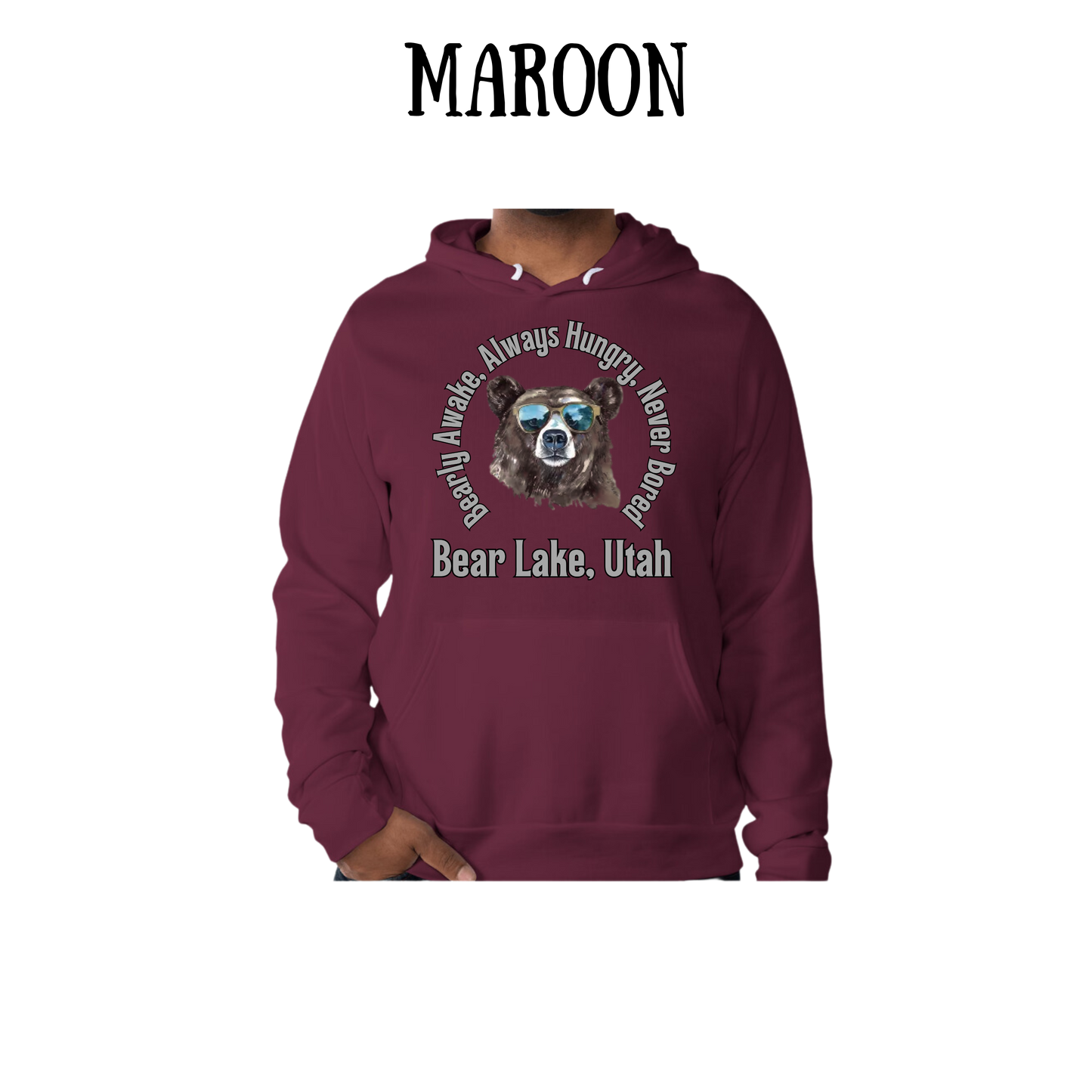 CP - Bear Lake Utah - Sponge Fleece Hoodie - Assorted Colors