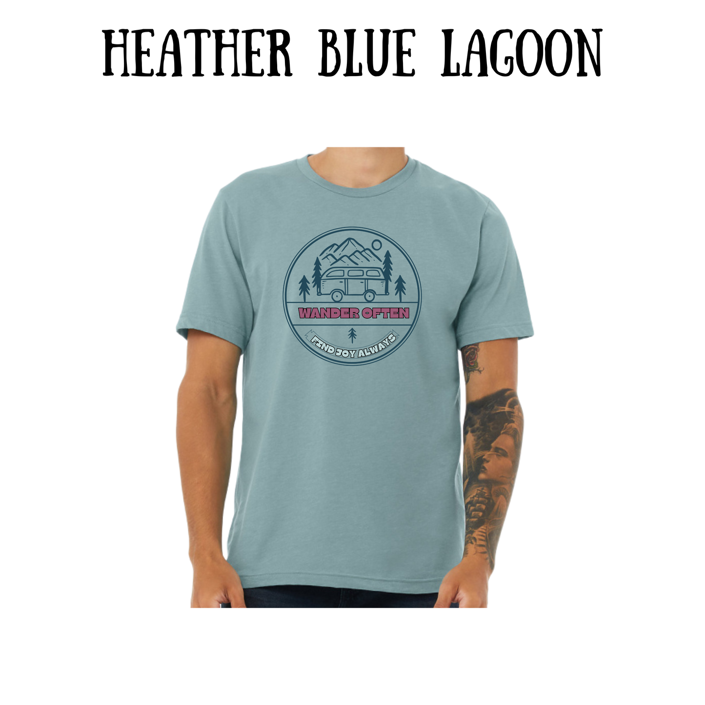 CP - Wander Often - Unisex Tee - Blues