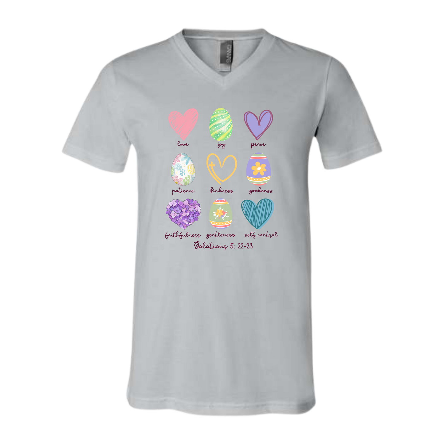 Galatians 5 - Easter - Bella+Canvas - Unisex V-Neck - Neutral Colors