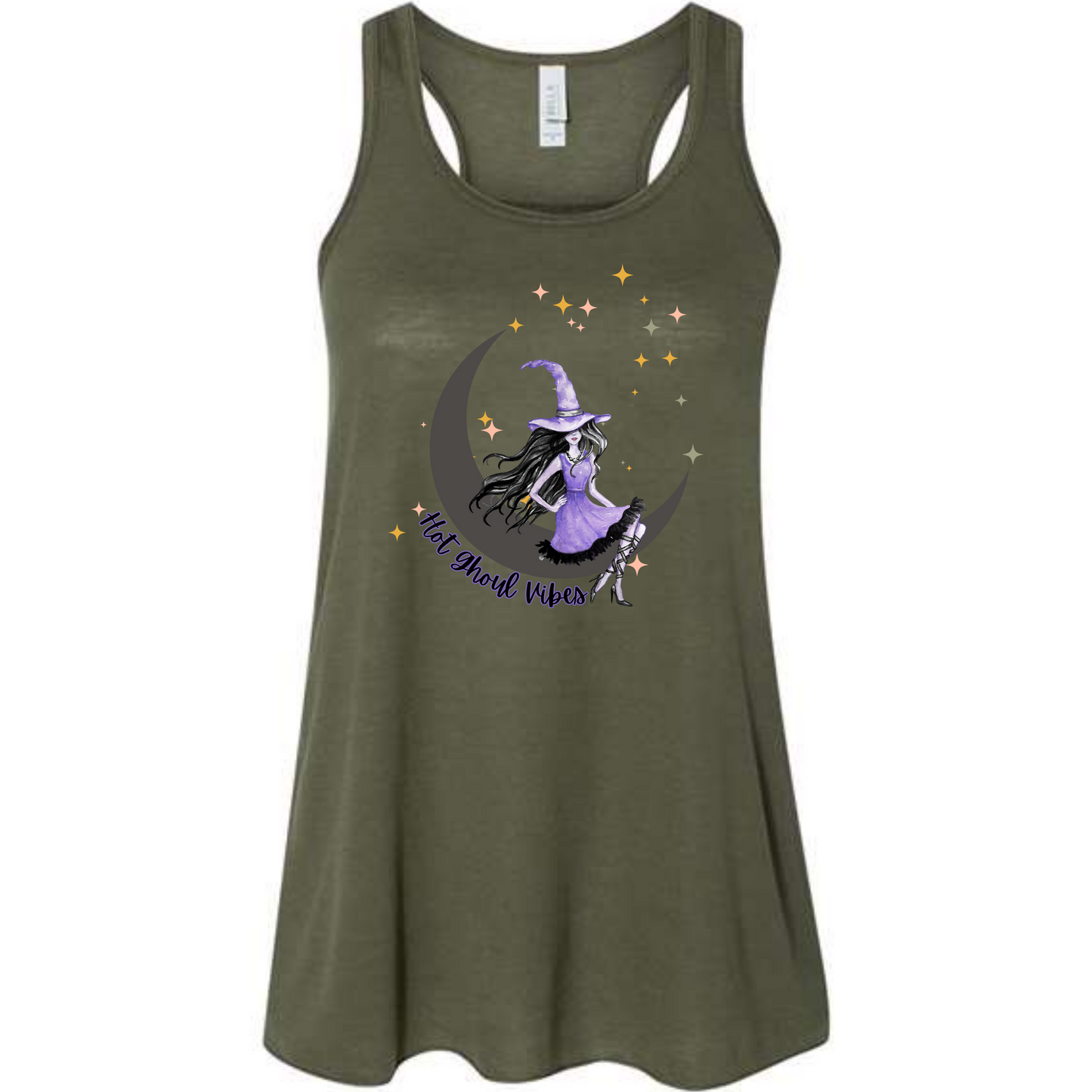 HP - Hot Ghoul Vibes - Women's Flowy Racerback Tank