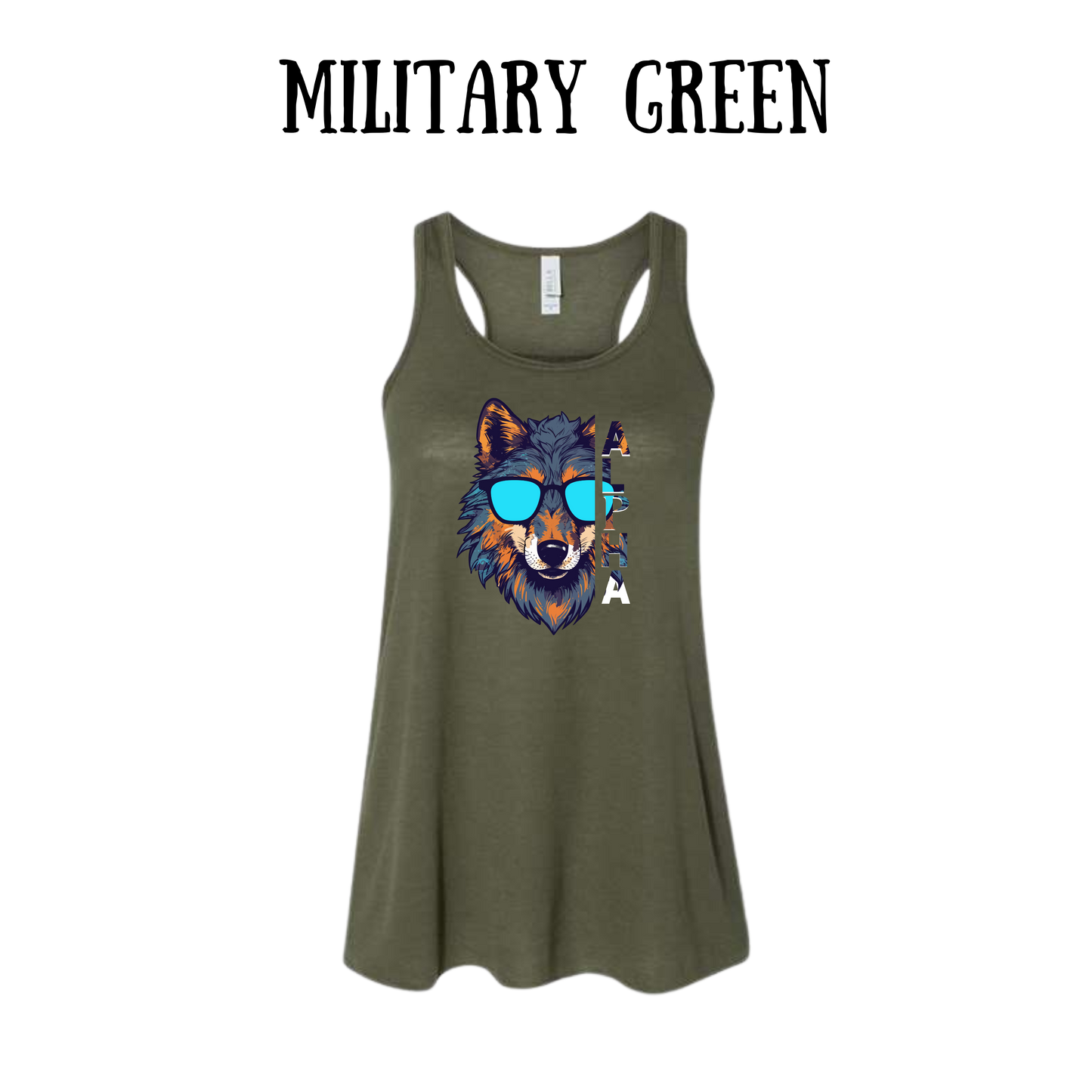 BP - Alpha - Women's Flowy Racerback Tank