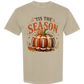 'Tis Football Season - Comfort Colors - Heavyweight Unisex Tee - Neutral Colors