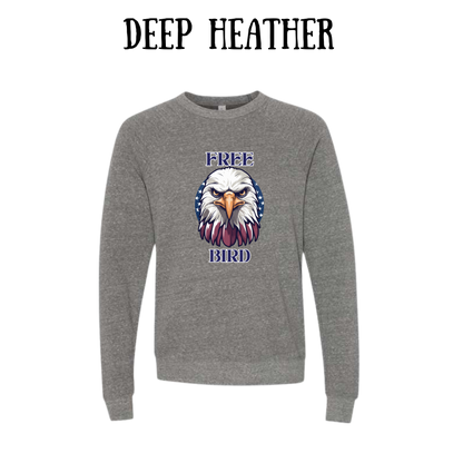 PP - Free Bird - Sponge Fleece Raglan Sweatshirt - Greens, Neutrals
