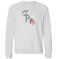 Loves Jesus & America too - Sponge Fleece Raglan Sweatshirt - Assorted Colors