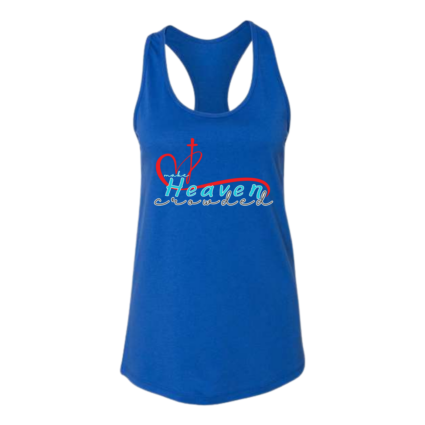 Make Heaven Crowded - Bella+Canvas - Women's Jersey Racerback Tank