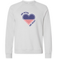 One Nation One Heart - Sponge Fleece Raglan Sweatshirt - Assorted Colors