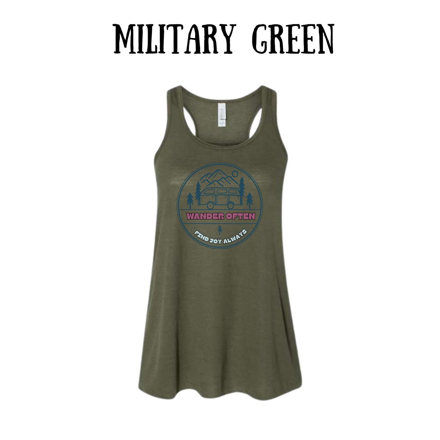 CP - Wander Often - Women's Flowy Racerback Tank