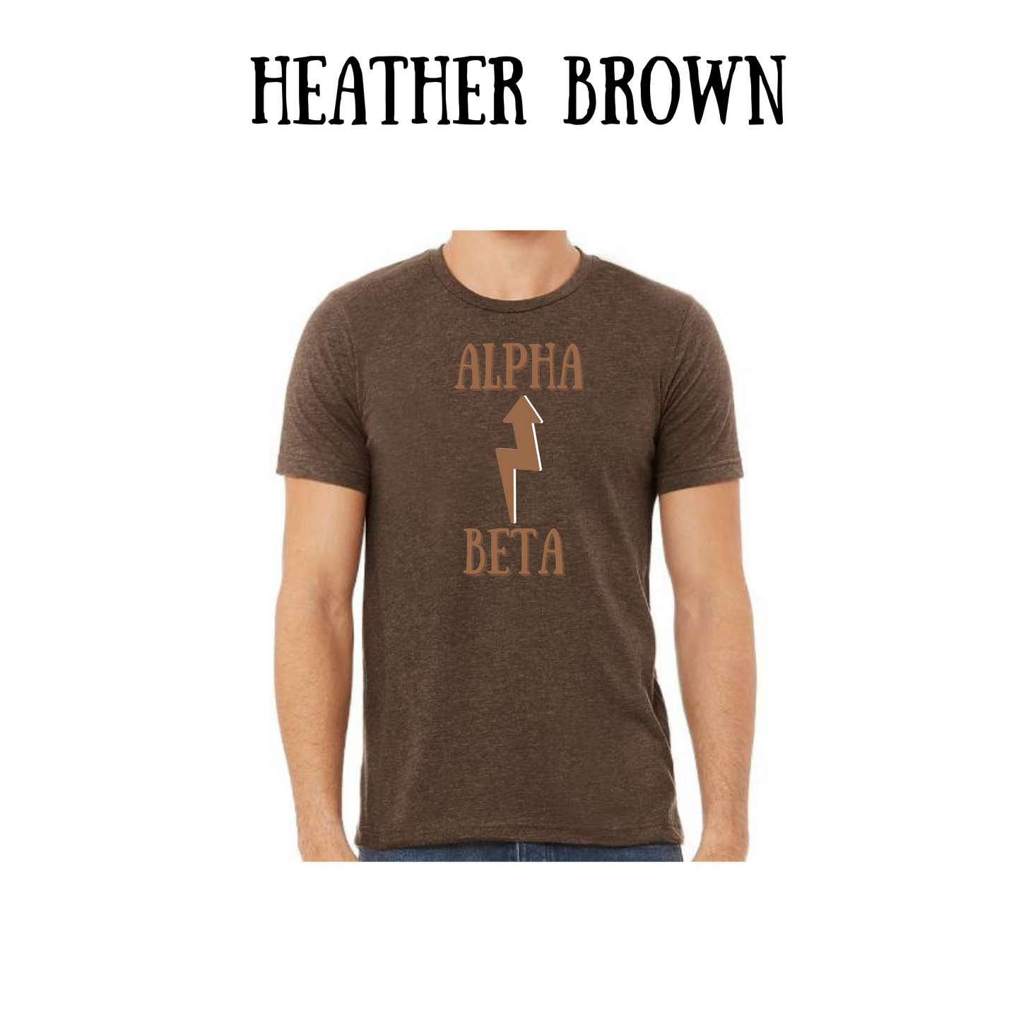 Beta to Alpha - Unisex Tee - Yellows, Oranges, Reds