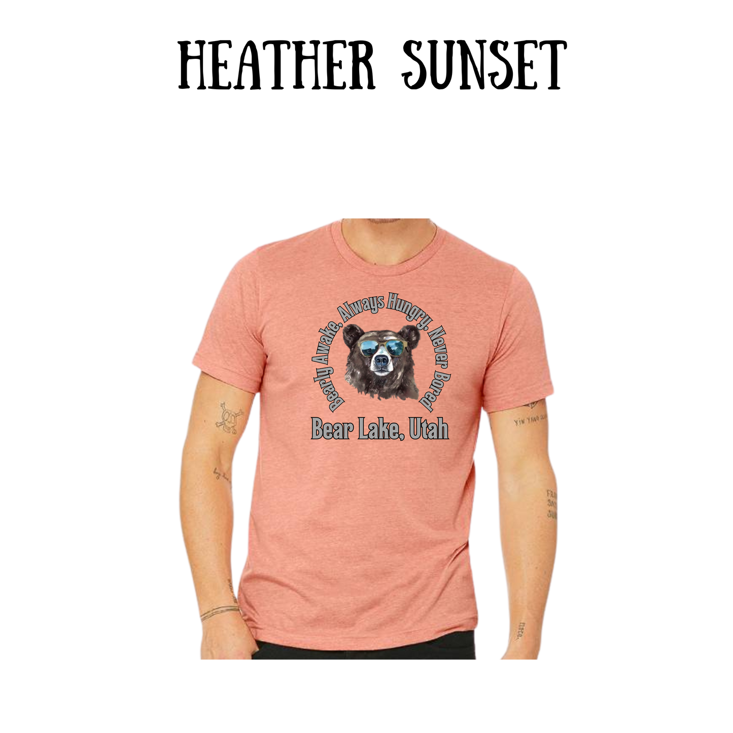 CP - Bear Lake Utah - Unisex Tee - Yellows, Oranges, Reds