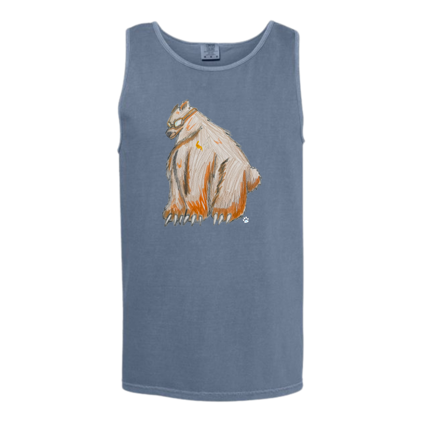 Muscle Bear - Comfort Colors - Unisex Tank - Neutral Colors & Blues