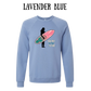 VP - Mana in My Soul - Sponge Fleece Raglan Sweatshirt - Blues, Purples