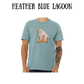 AC - Muscle Bear - Unisex Tee - Blues