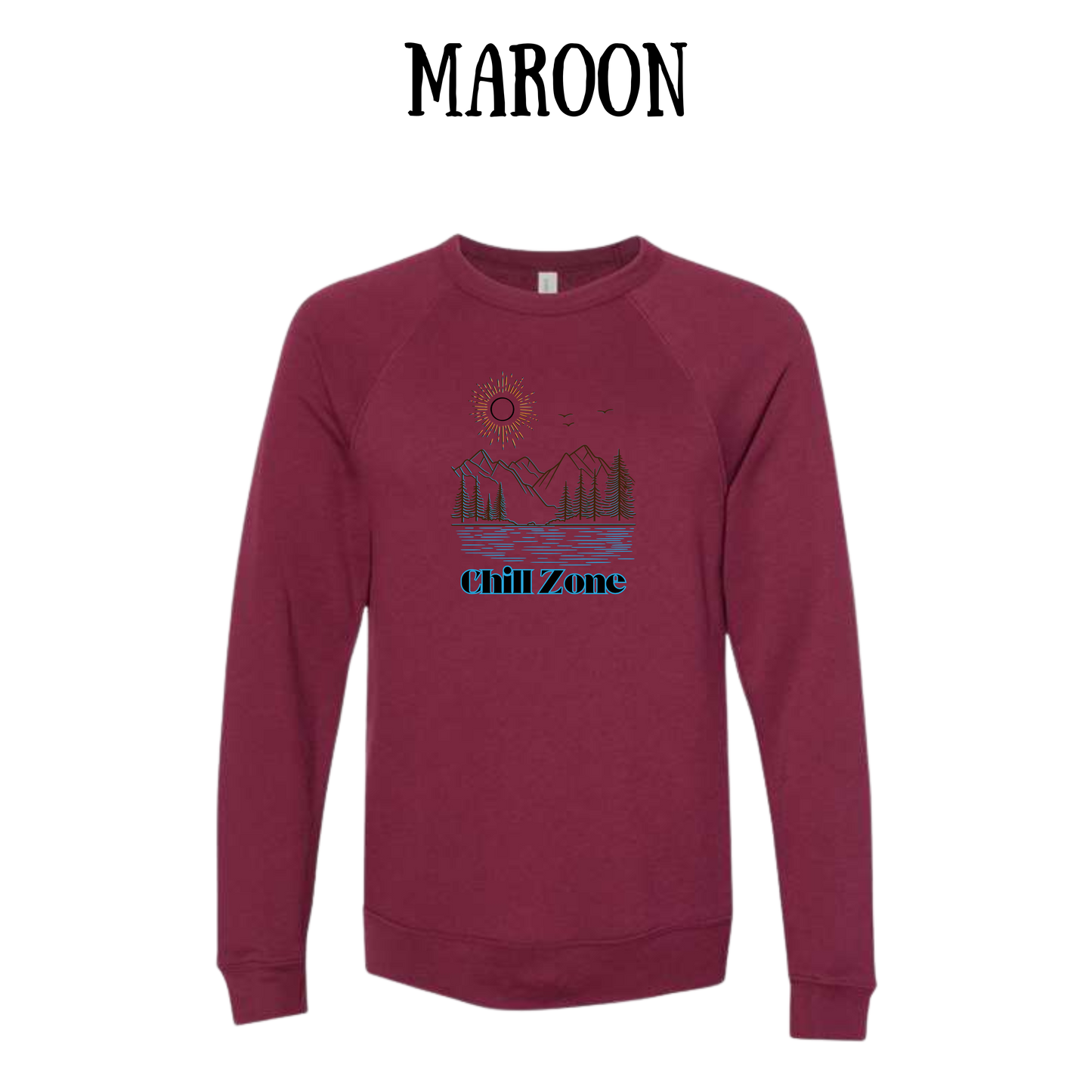 CP - Chill Zone - Sponge Fleece Raglan Sweatshirt - Assorted Colors