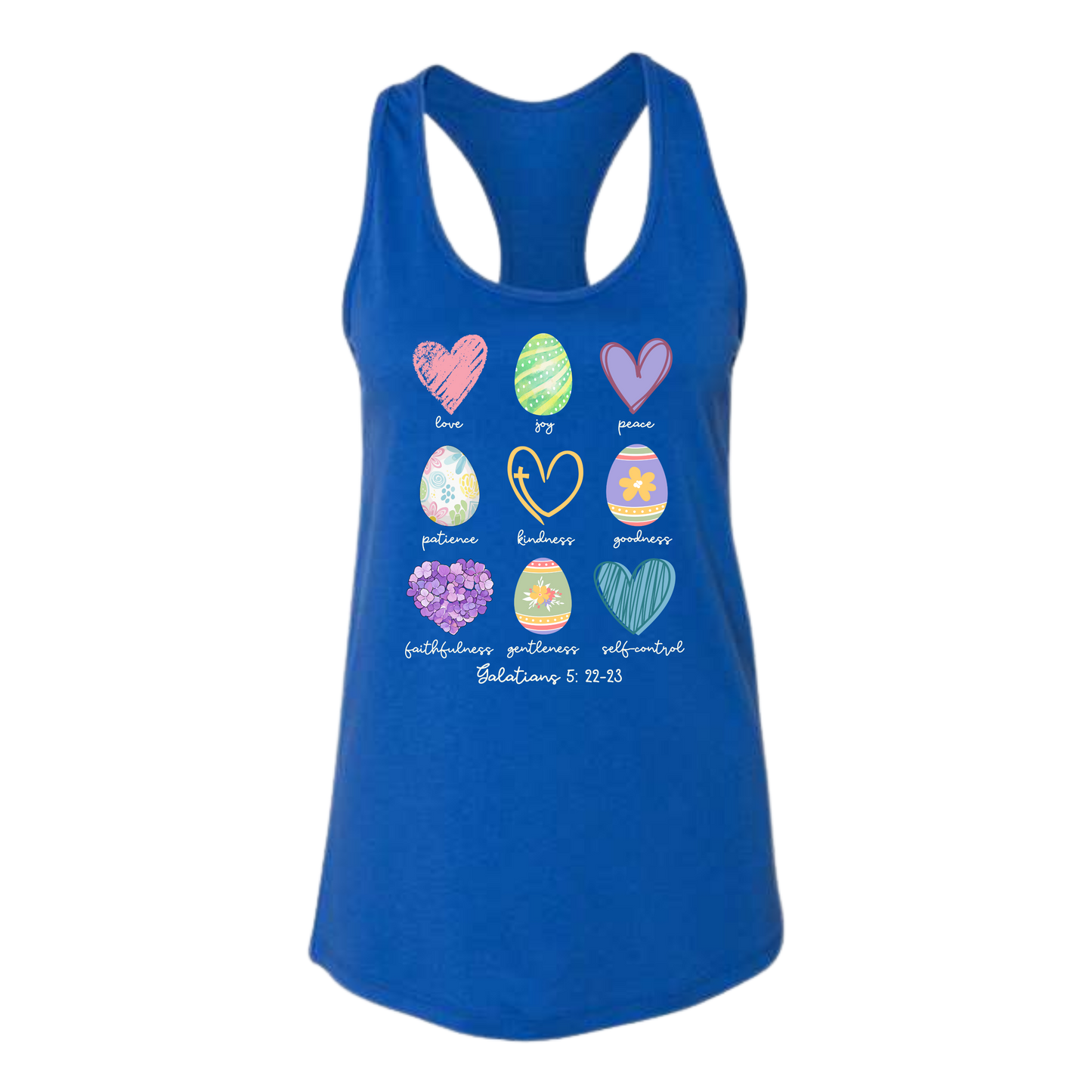 Galatians 5 - Easter - Bella+Canvas - Women's Jersey Racerback Tank