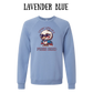 PP - Lovin' Life As A Free Bird - Sponge Fleece Raglan Sweatshirt - Blues, Purples