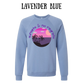 VP - Sunsets & No Regrets - Sponge Fleece Raglan Sweatshirt - Blues, Purples