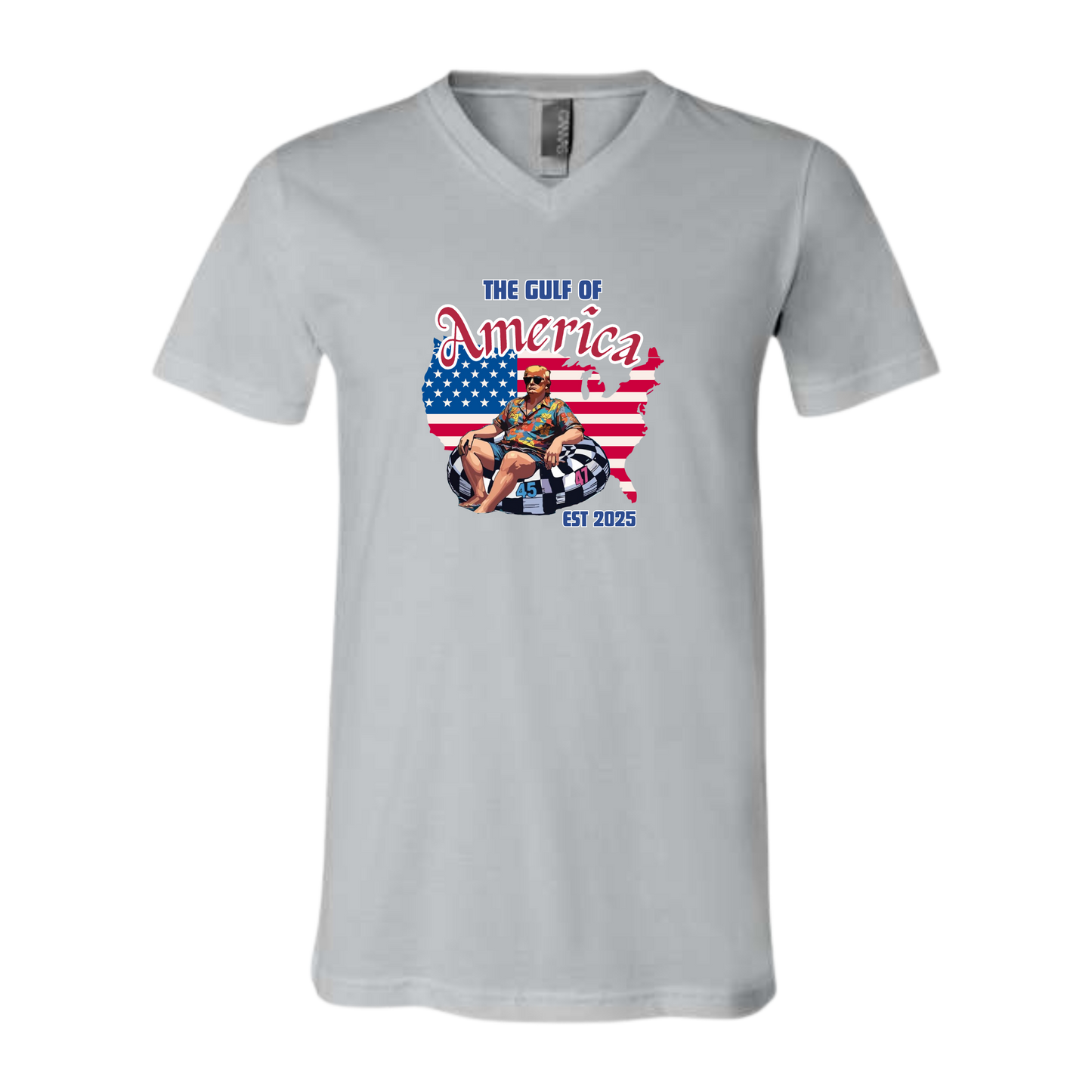 The Gulf of America - Bella+Canvas - Unisex V-Neck - Neutral Colors