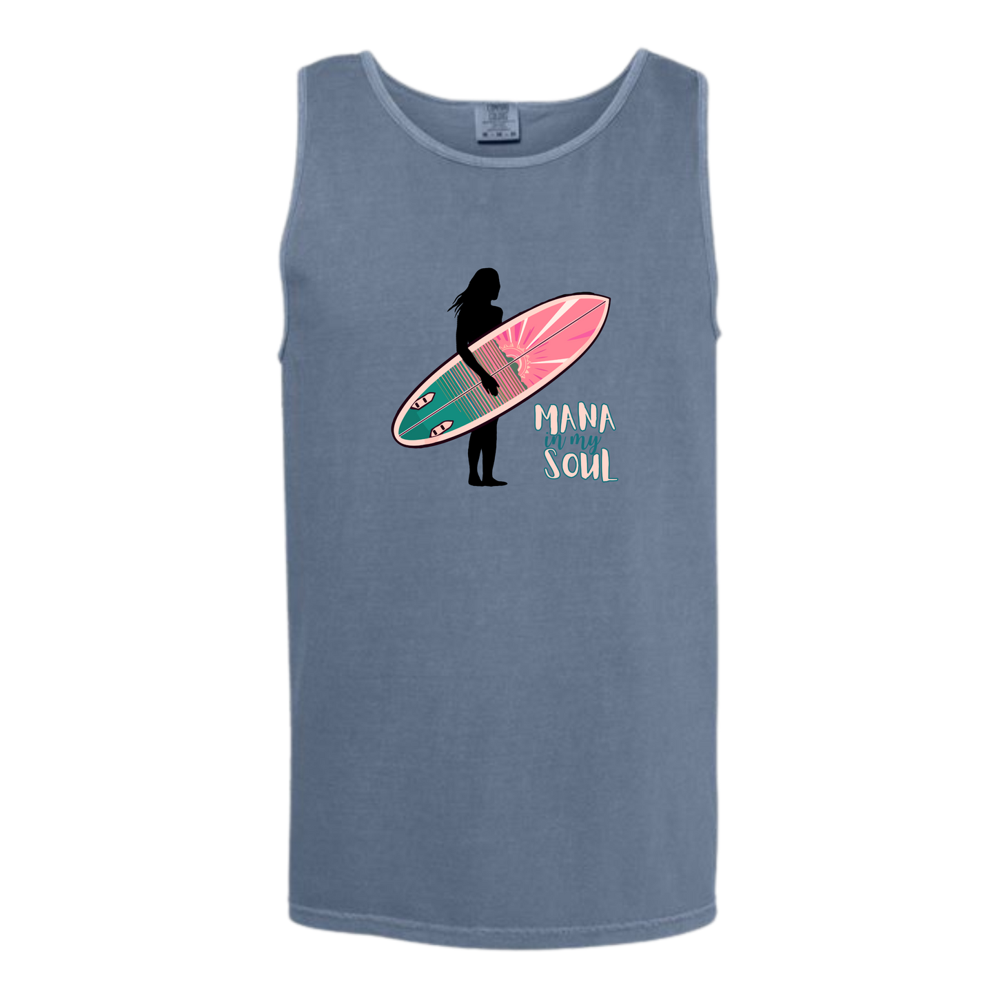 Mana in My Soul - Comfort Colors - Unisex Tank - Neutral Colors & Blues