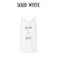 beta to alpha - unisex tank