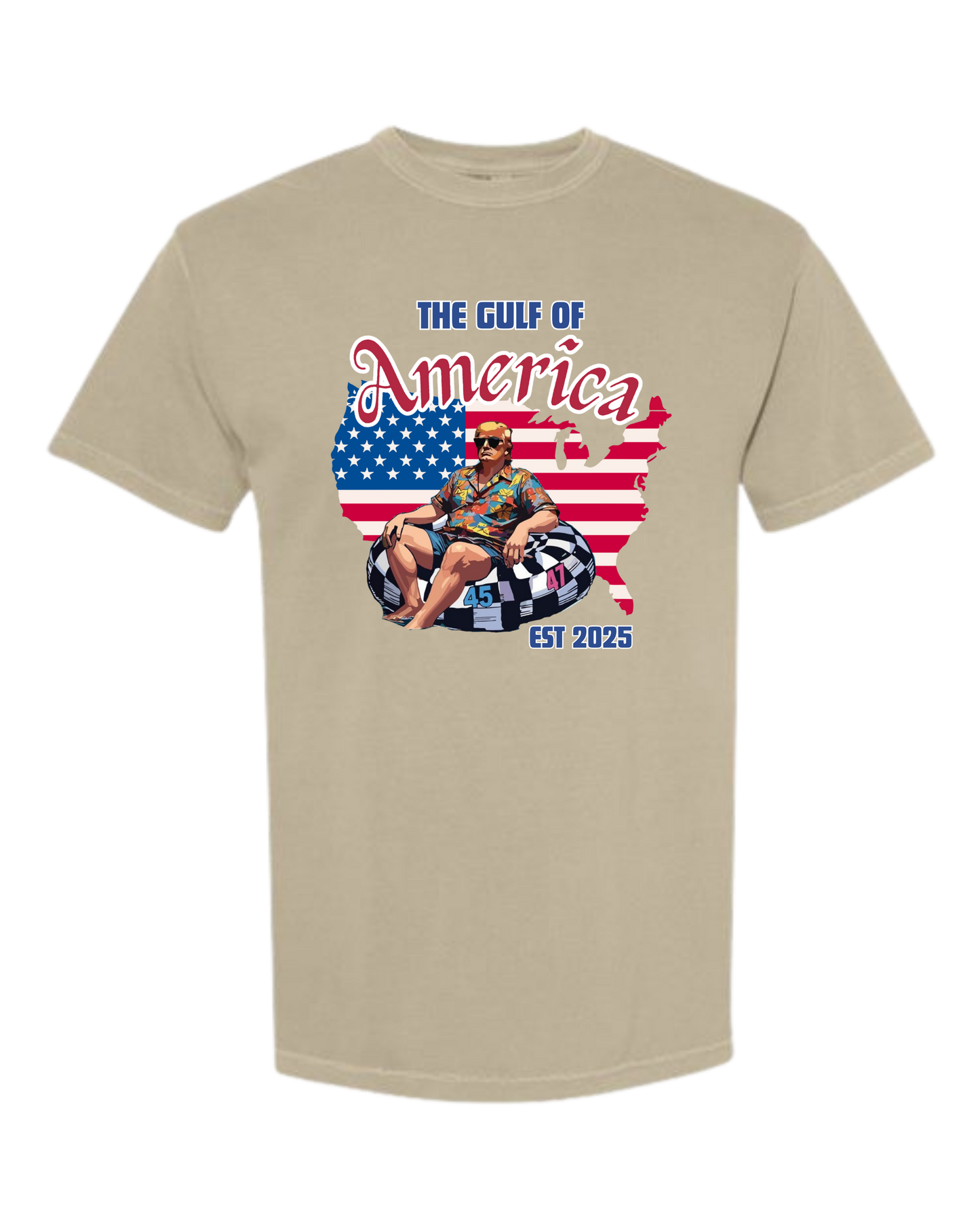 The Gulf of America - Comfort Colors - Heavyweight Unisex Tee - Neutral Colors