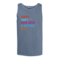 Sorry. Can't. Date With A Bat Boy. Bye. - Comfort Colors - Unisex Tank - Neutral Colors & Blues