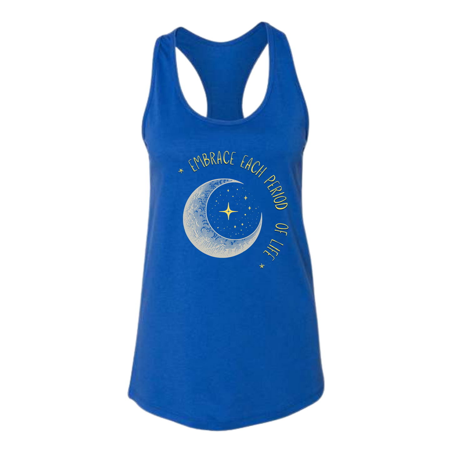 Embrace Each Period of Life - Bella+Canvas - Women's Jersey Racerback Tank