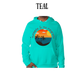 VP - Sunsets & No Regrets - Sponge Fleece Hoodie - Greens, Neutrals