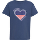One Nation One Heart - Comfort Colors - Heavyweight Youth Tee - Neutral Colors & Blues