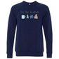 HP - 'Tis the Season - Winter - Sponge Fleece Raglan Sweatshirt - Blues, Purples