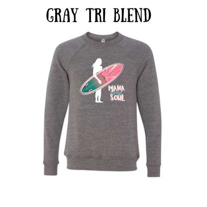VP - Mana in My Soul - Sponge Fleece Raglan Sweatshirt - Greens, Neutrals
