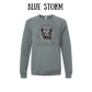 CP - Bear Lake Utah - Sponge Fleece Raglan Sweatshirt - Blues, Purples