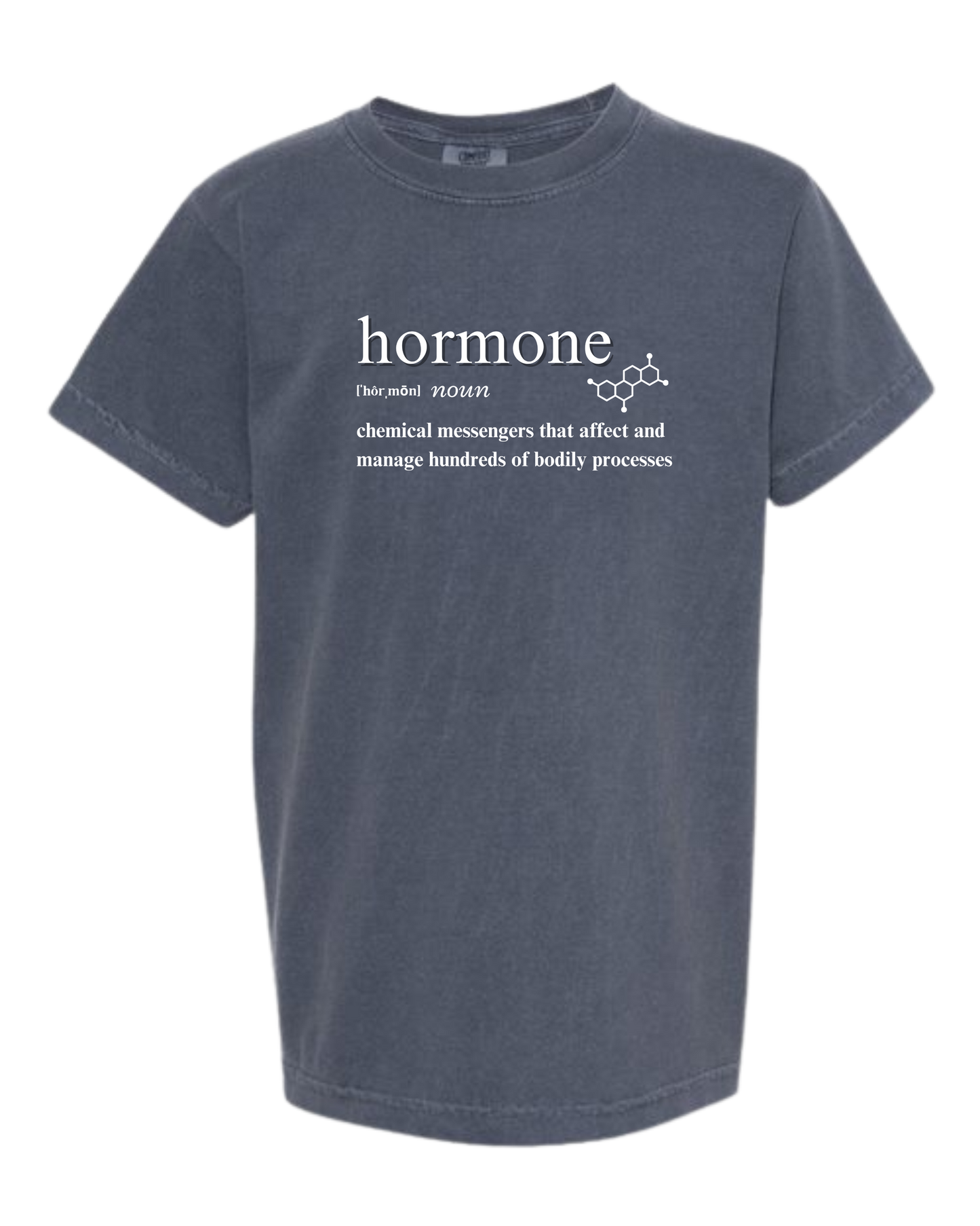 Hormone - Comfort Colors - Heavyweight Youth Tee - Neutral Colors & Blues