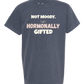 Not Moody. (just) Hormonally Gifted - Comfort Colors - Heavyweight Youth Tee - Neutral Colors & Blues