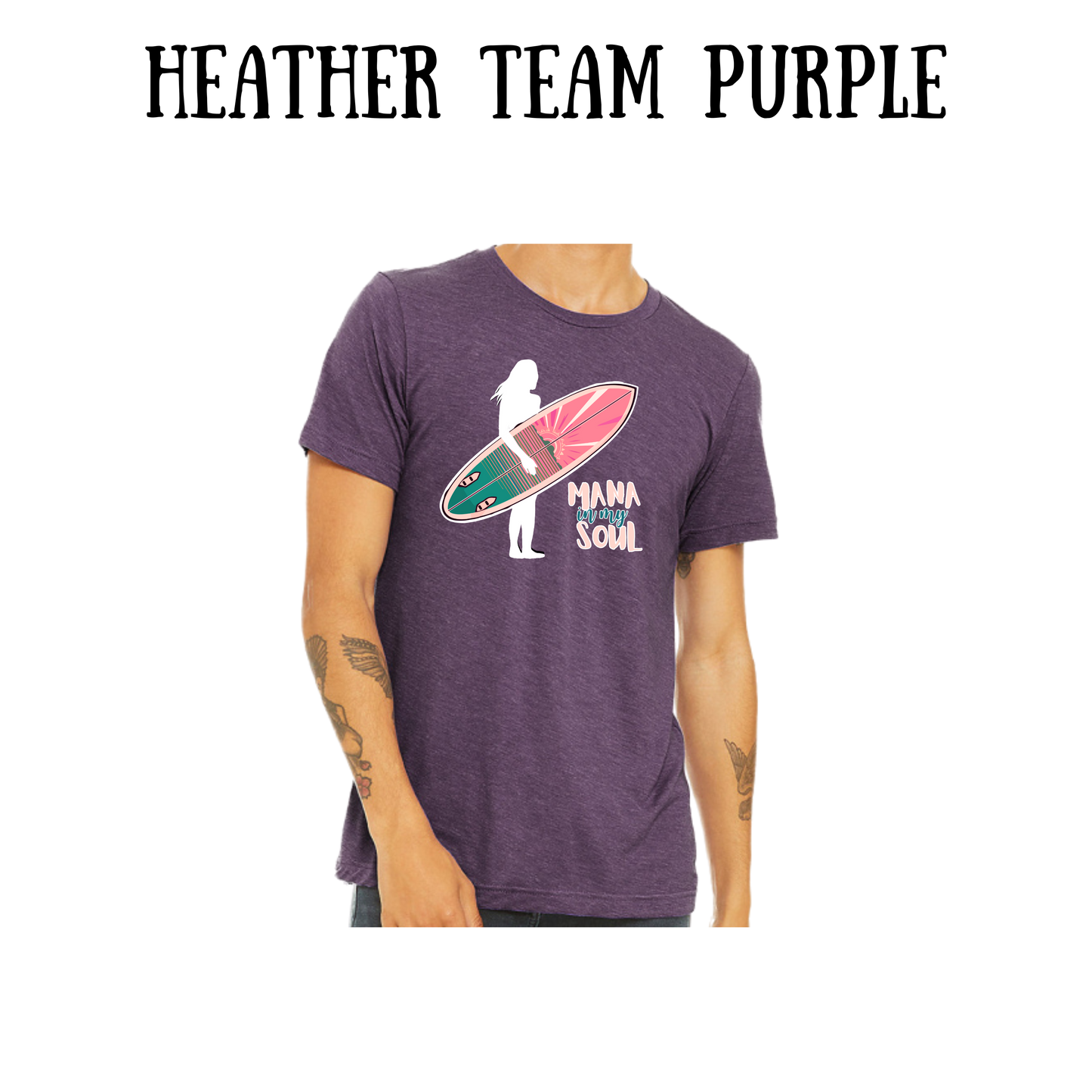 VP - Mana in My Soul - Unisex Tee - Pinks, Purples, Neutrals