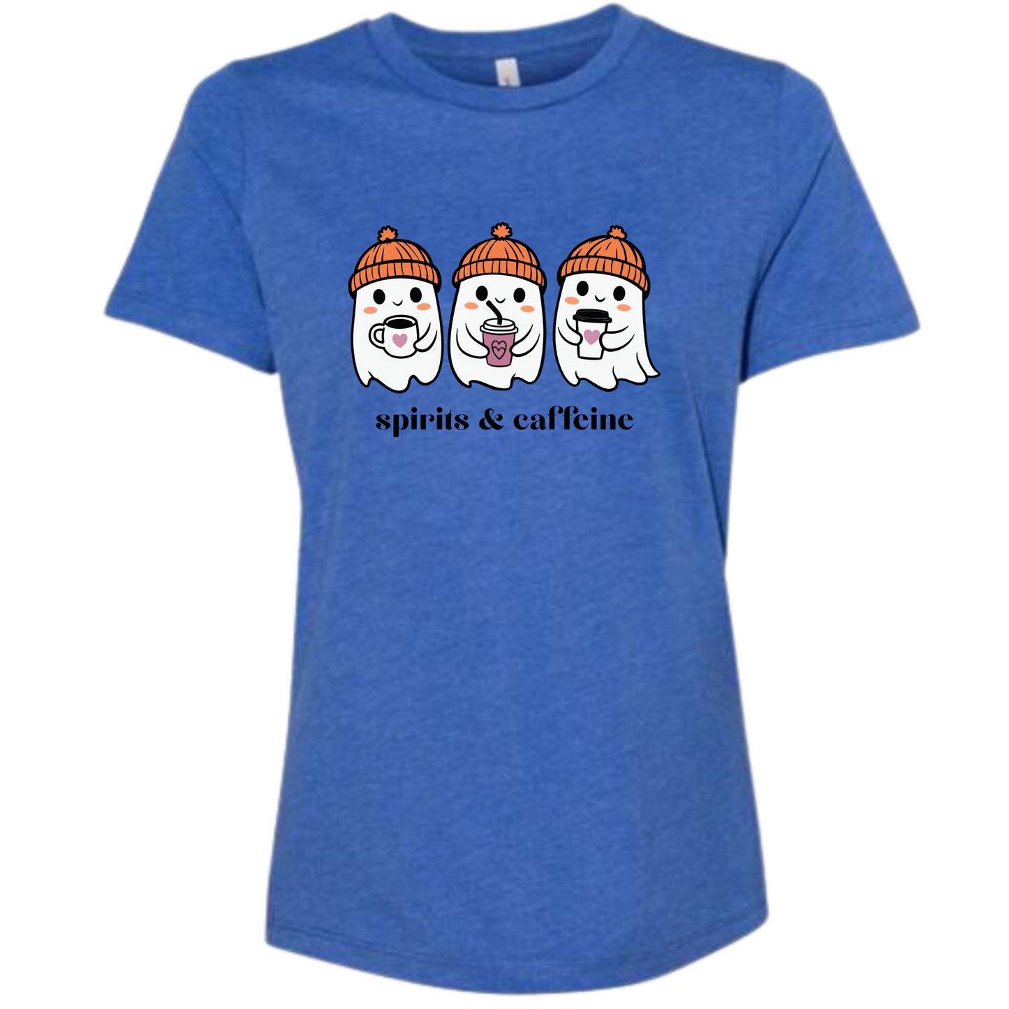 Spirits & Caffeine - Women's Relaxed Fit Tee - Assorted Colors